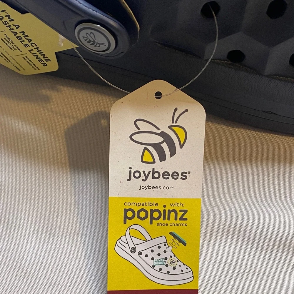KIDS'‎ VARSITY LINED CLOGS WITH POPINZ  Navy. Multiple sizes